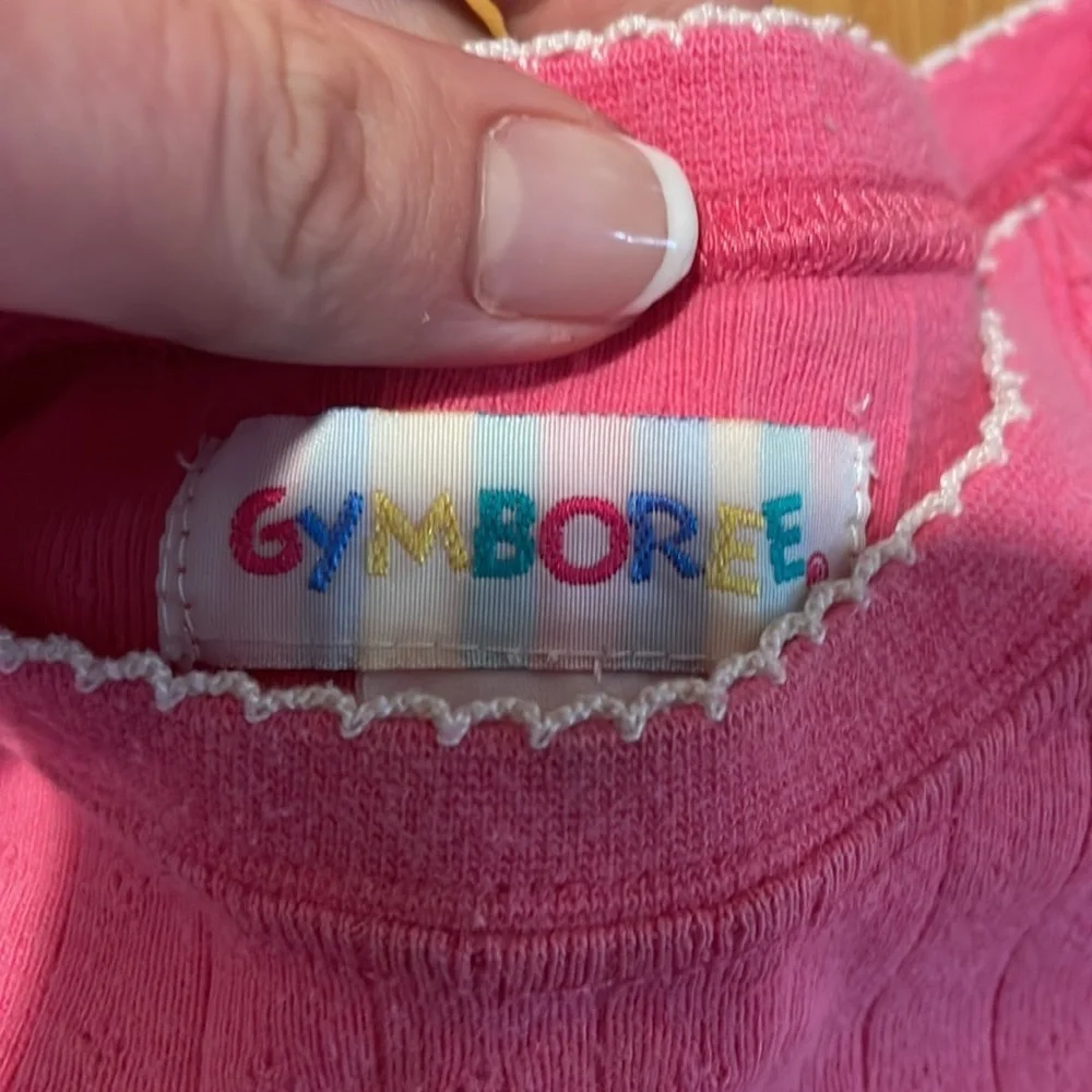 Gymboree size X small pink top vintage